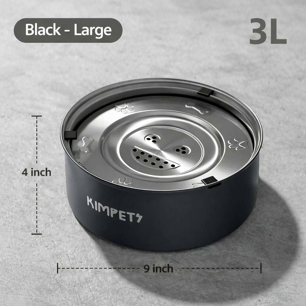 Minimalist stainless steel pet bowl designed to reduce spills and mess. Durable, easy to clean, and stable for everyday feeding. Suitable for both dogs and cats, ideal for food or water at home.