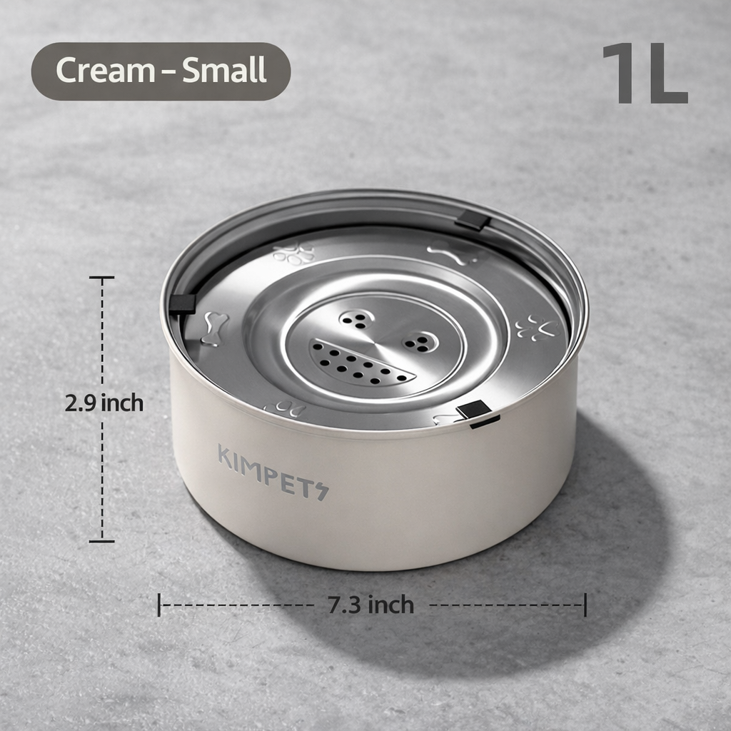 Minimalist stainless steel pet bowl designed to reduce spills and mess. Durable, easy to clean, and stable for everyday feeding. Suitable for both dogs and cats, ideal for food or water at home.