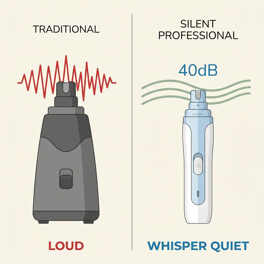 Whisper-Quiet Professional Pet Nail Grinder | Stress-Free LED Trimmer - Premium Pet Gear for Australian Homes - Simple Pet Co