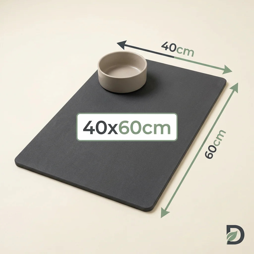 Rapid-Dry Diatomite Pet Feeding Mat | Absorbent & Anti-Slip Floor Protector - Premium Pet Gear for Australian Homes - Simple Pet Co