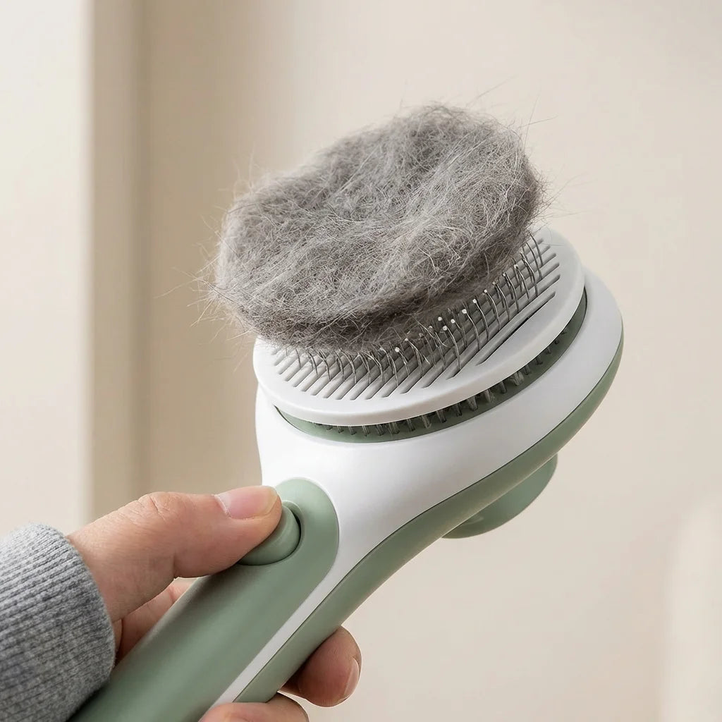 One-Click Self-Cleaning Deshedding Brush | Gentle Massage Pet Groomer - Premium Pet Gear for Australian Homes - Simple Pet Co