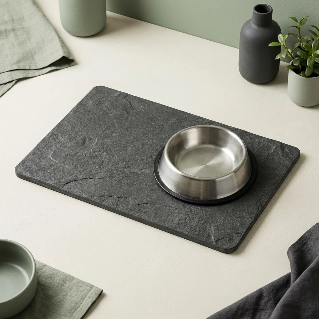 Rapid-Dry Diatomite Pet Feeding Mat | Absorbent & Anti-Slip Floor Protector - Premium Pet Gear for Australian Homes - Simple Pet Co