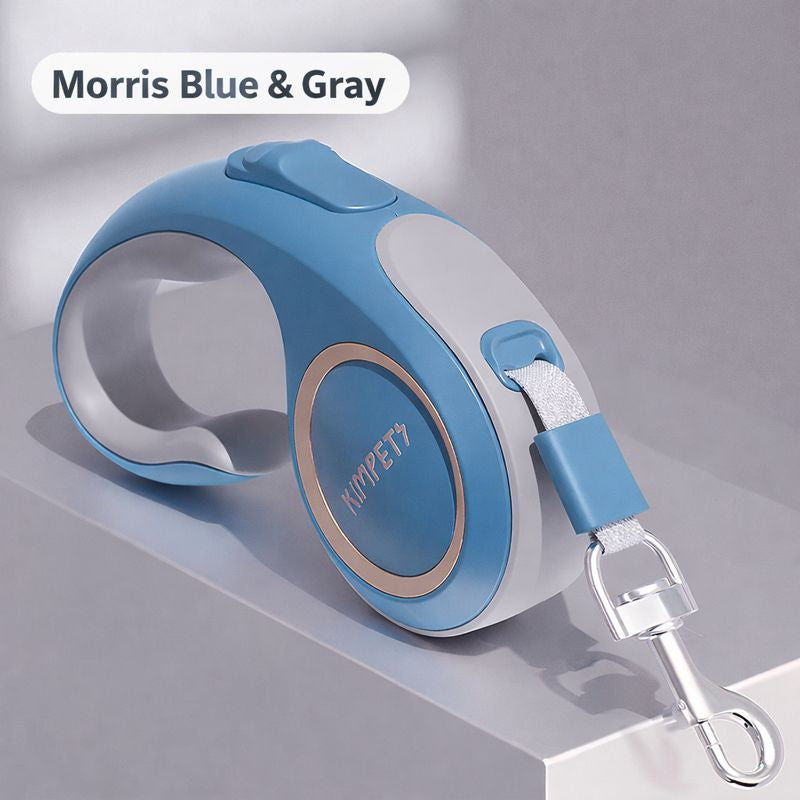 Retractable Dog Leash 3m / 5m with Reflective Heavy Duty Nylon Rope, Smooth control with One-Button Brake