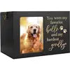 Solid Wood Eco-Friendly Classic Pet Memorial Urn with Photo Frame Custom Engraved Dog Cat Ashes Keepsake Box Handcrafted - Premium Pet Gear for Australian Homes - Simple Pet Co