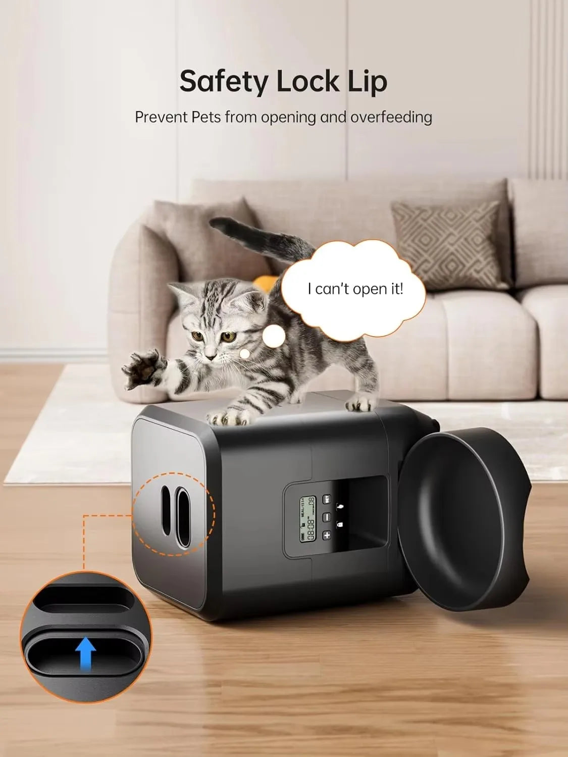 Hot Selling Automatic Pet Feeder Smart Dog Feeder 2L/67.63oz Button Control Dog Slow Food Timed Smart Cat Food Dispenser - Premium Pet Gear for Australian Homes - Simple Pet Co